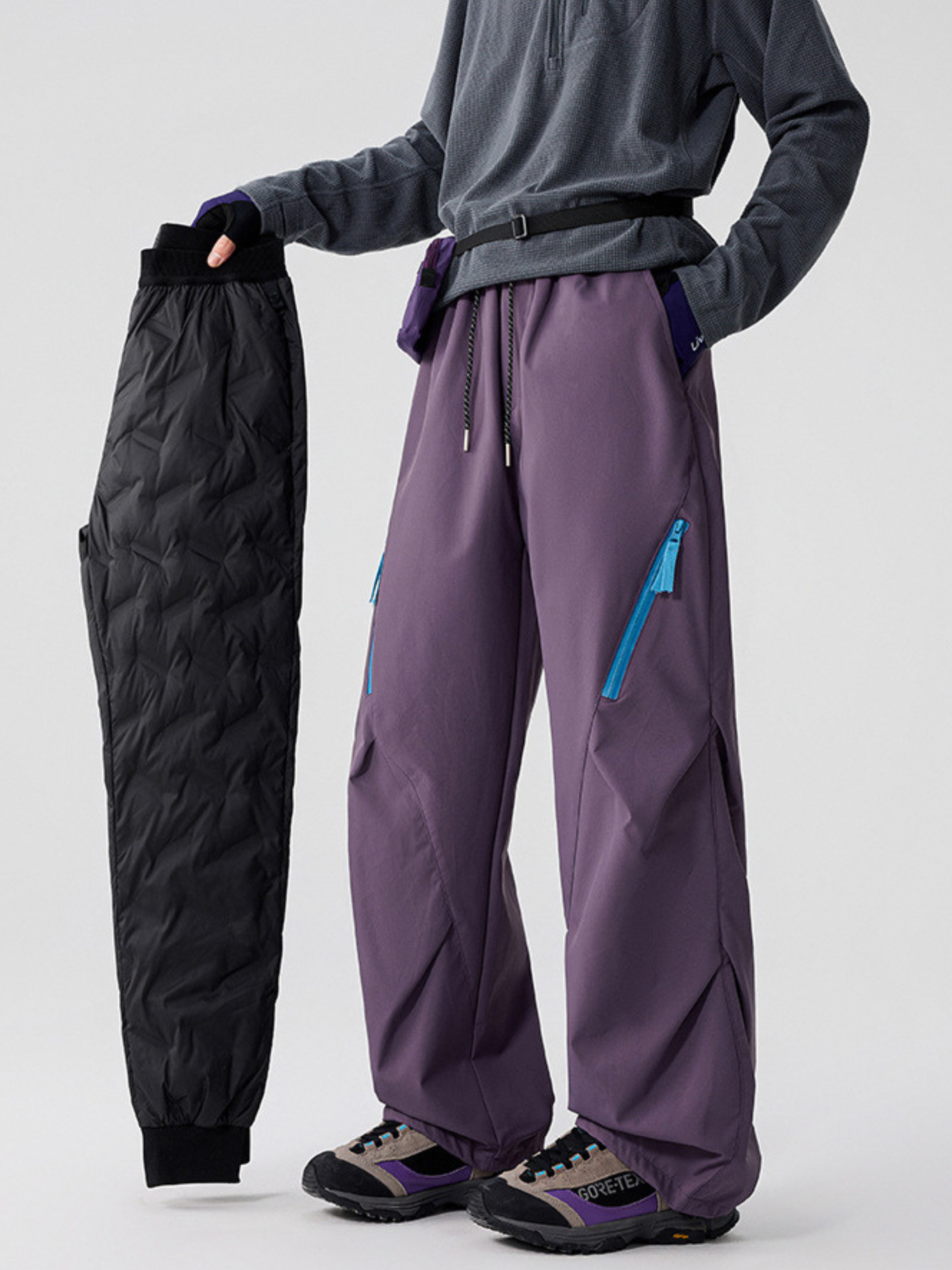 EchoMode - 3-in-1 Water-Repellent Insulated Down Hardshell Pants