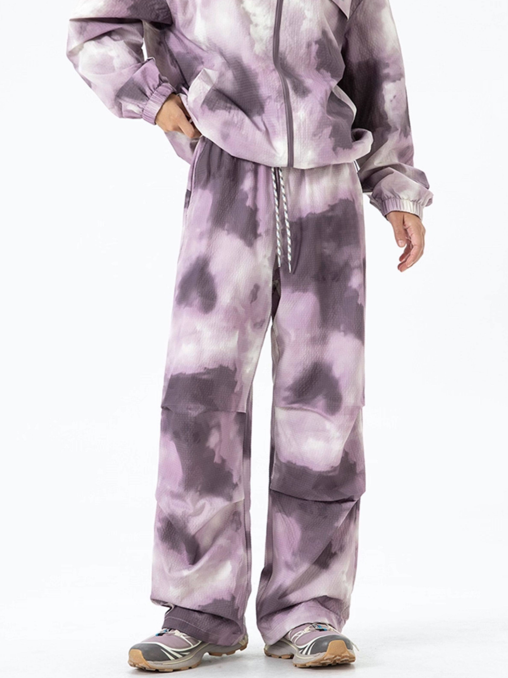 Crimp - Water-Repellent Tie-Dye Cargo Pants