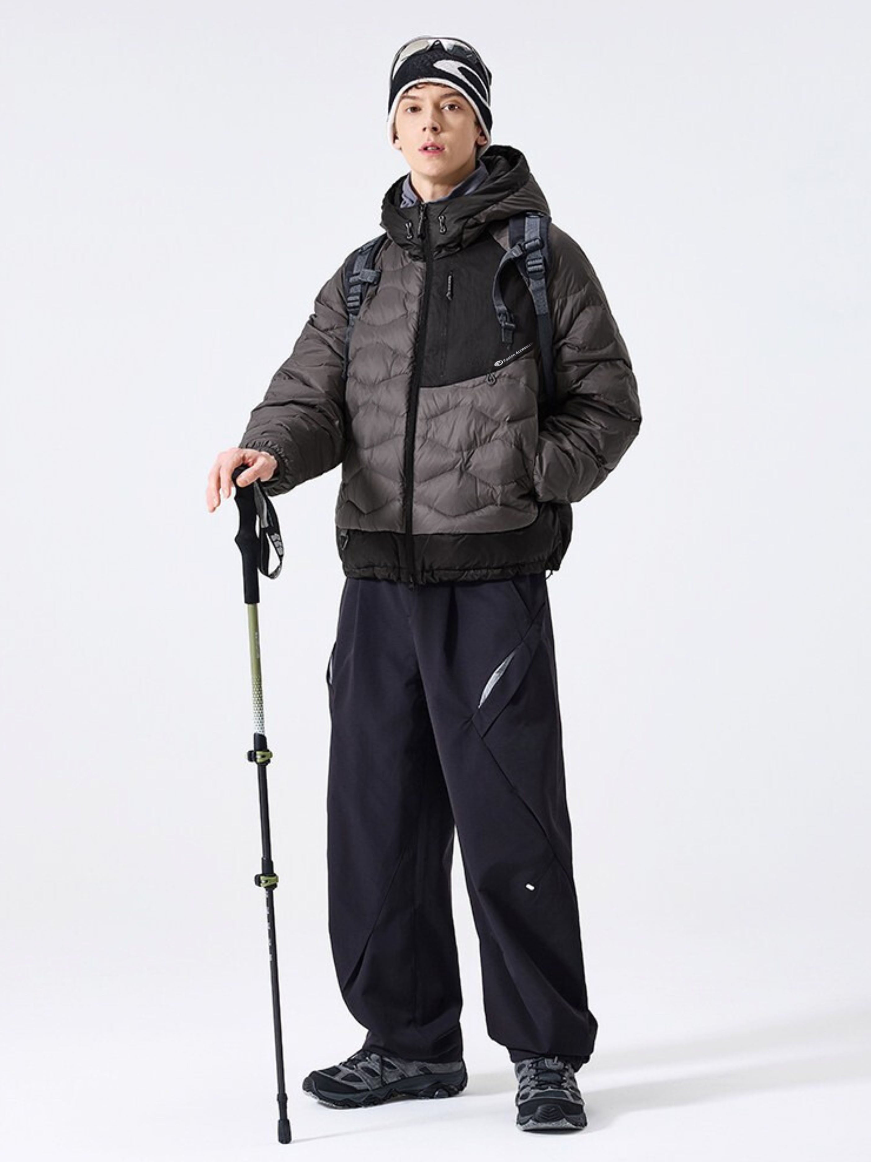 RavenNest - Water-Repellent 90% White Duck Down Jacket