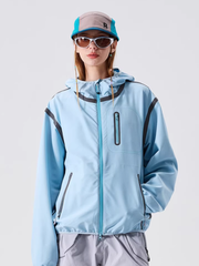 GorgePoint - Unisex Reflective Taped Water-Repellent Hard Shell Jacket