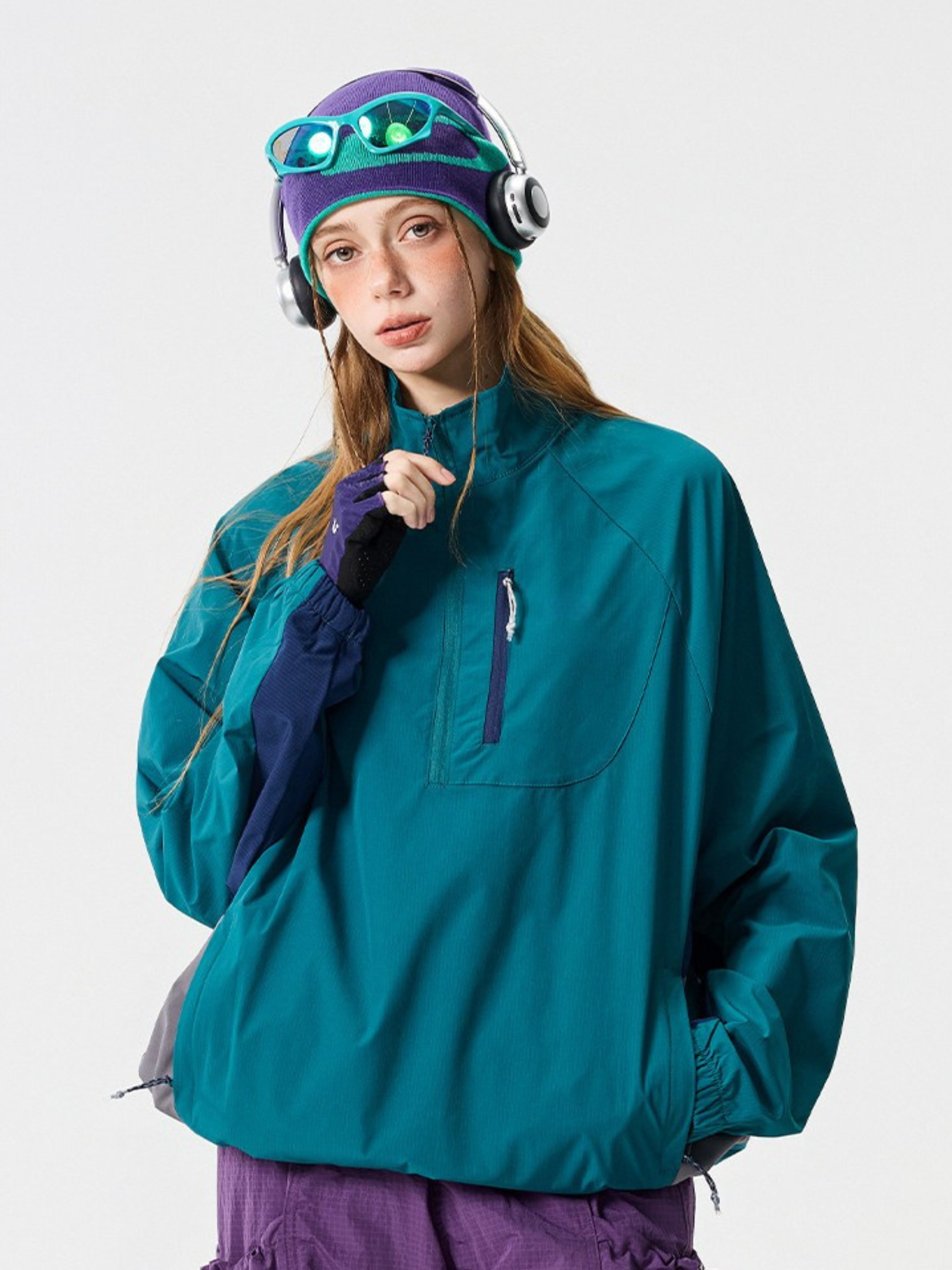 Glimmerfrost - Water-Repellent Stand Collar Jacket