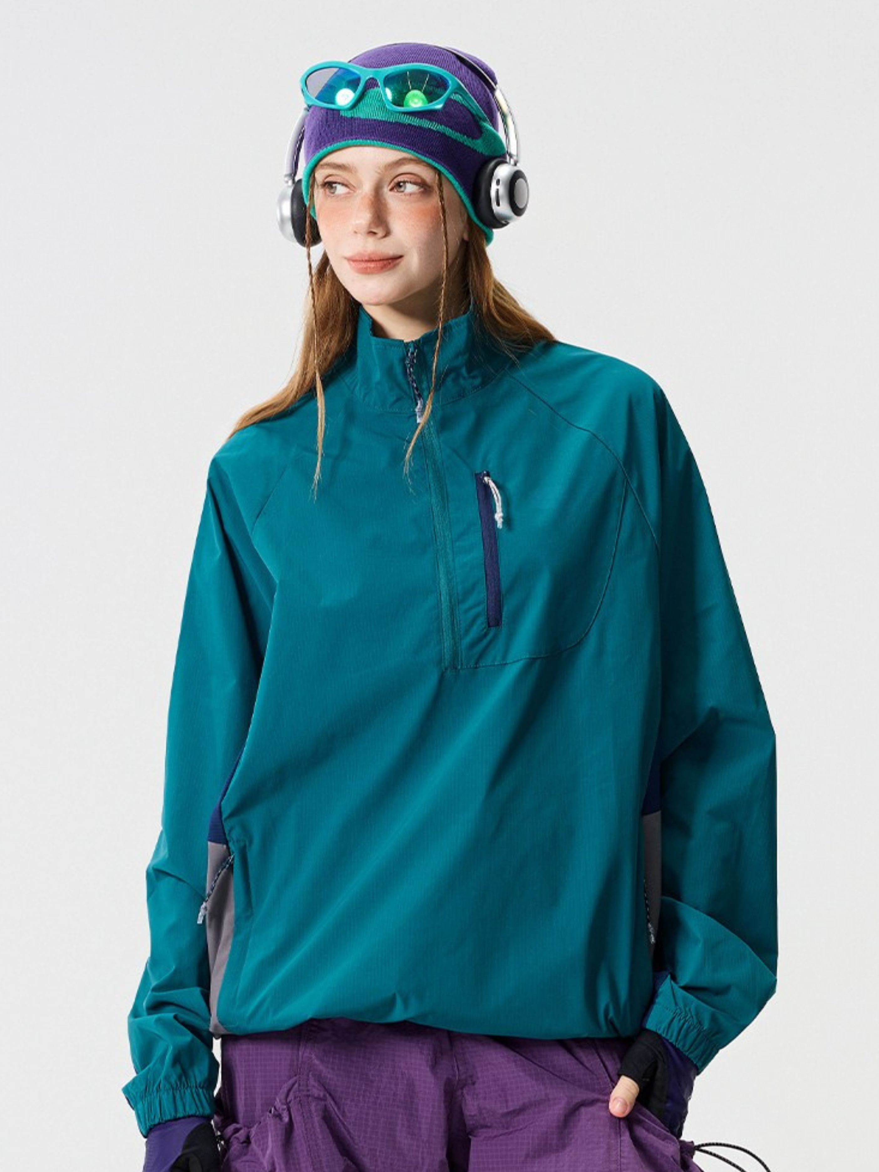 Glimmerfrost - Water-Repellent Stand Collar Jacket