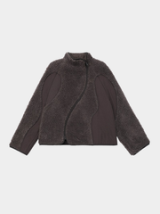 Moonspire - Women's Fleece-Lined Sherpa Hybrid Jacket