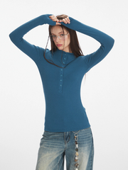 Cavebluff - Women's Slim-Fit Long-Sleeve