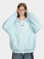 Cragzone - Women's Cotton-Blend Zip-Up Stand-Collar Jacket