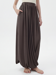 FirstLight - Women's Twist-Knot Slimming Midi Skirt