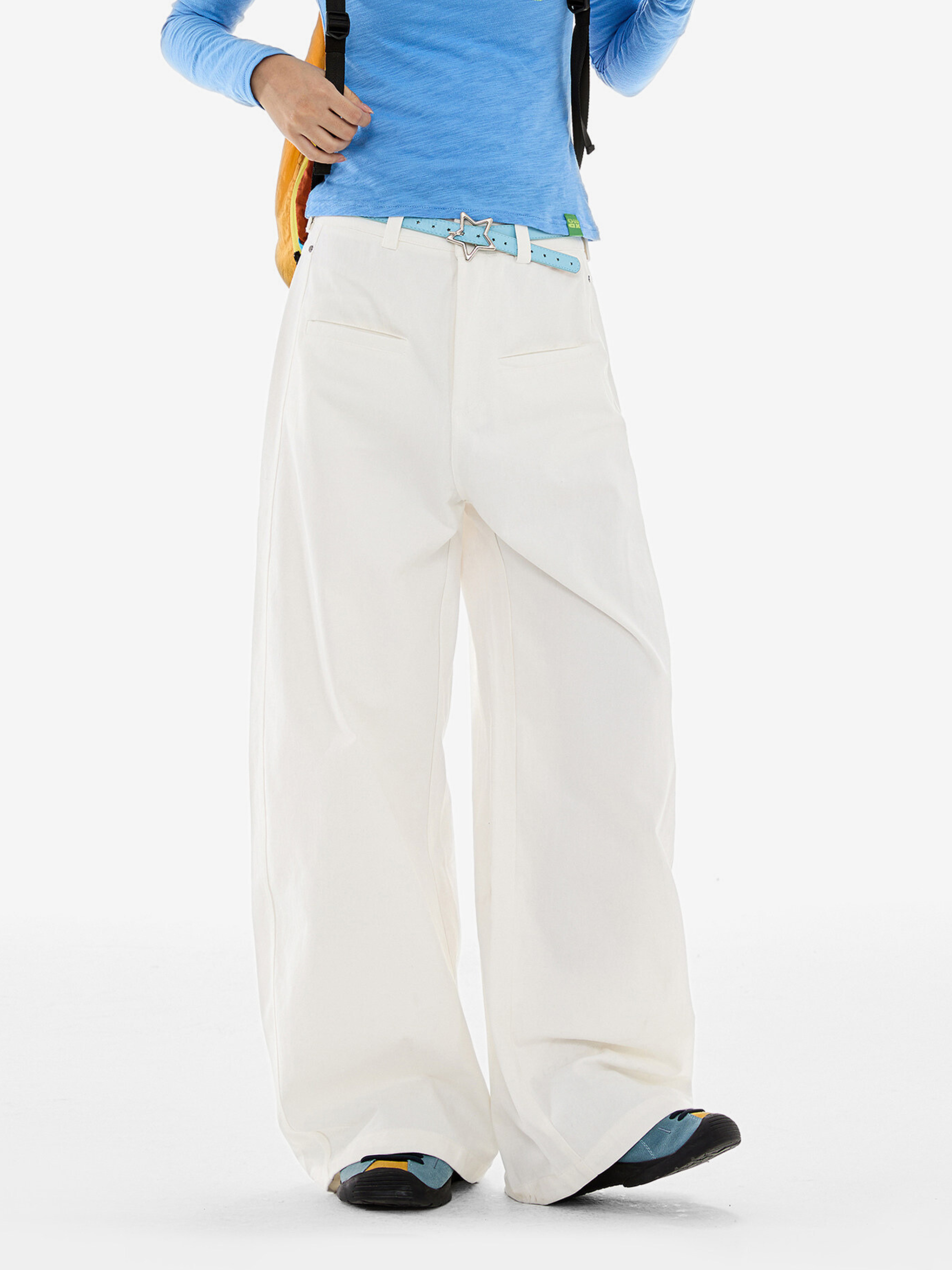 Longtrail - Women's Cotton Wide-Leg Straight Pants