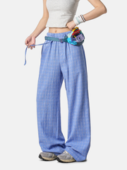 DuskFall - Women's Lightweight Plaid Casual Pants
