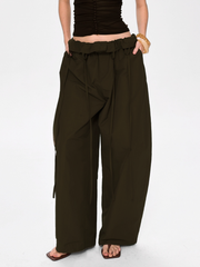 Vantex - Women's Bubble-Waist Lightweight Tapered Pants