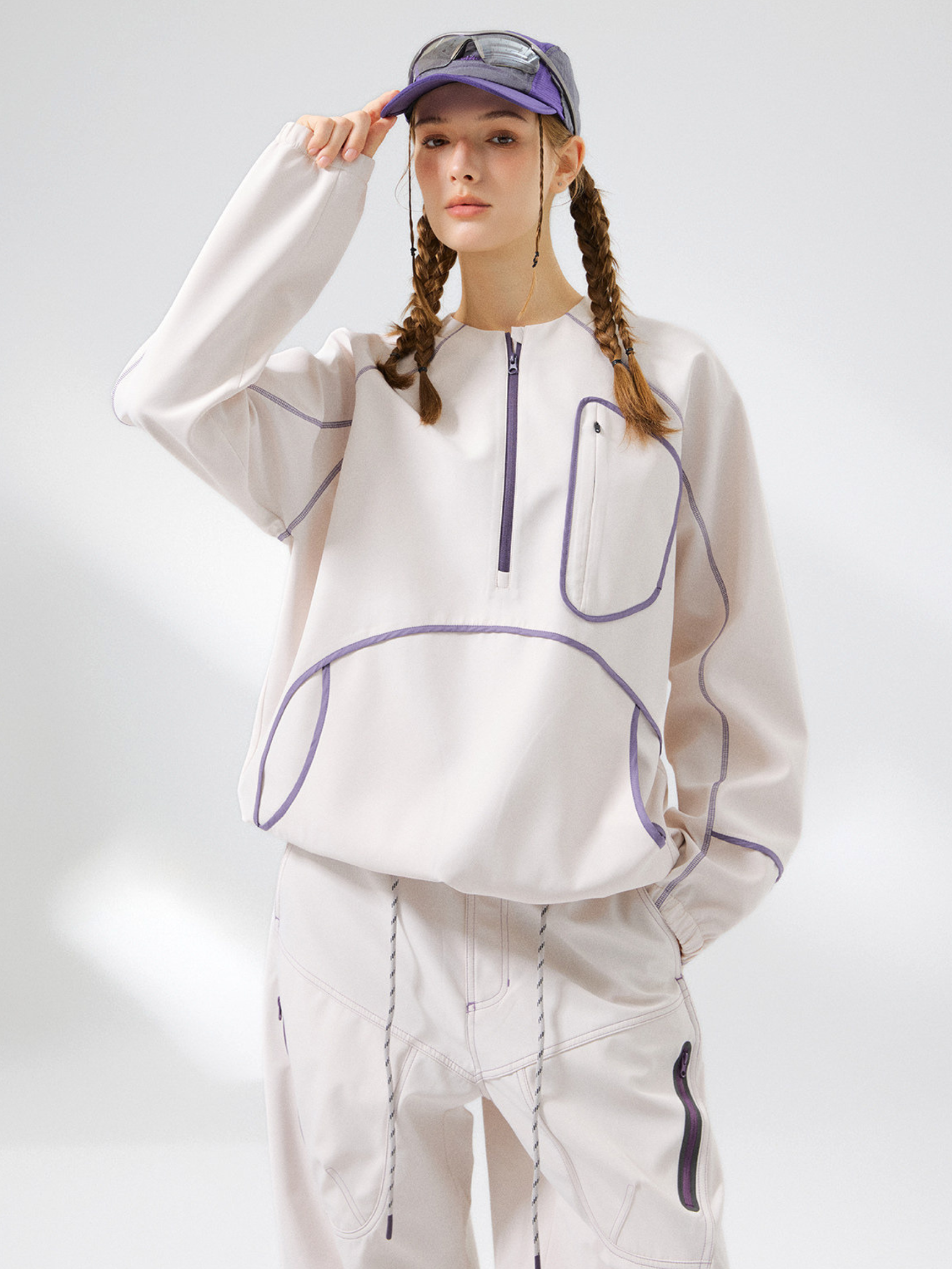 Feather - Unisex Functional Wind-Resistant Water-Repellent Pullover Jacket