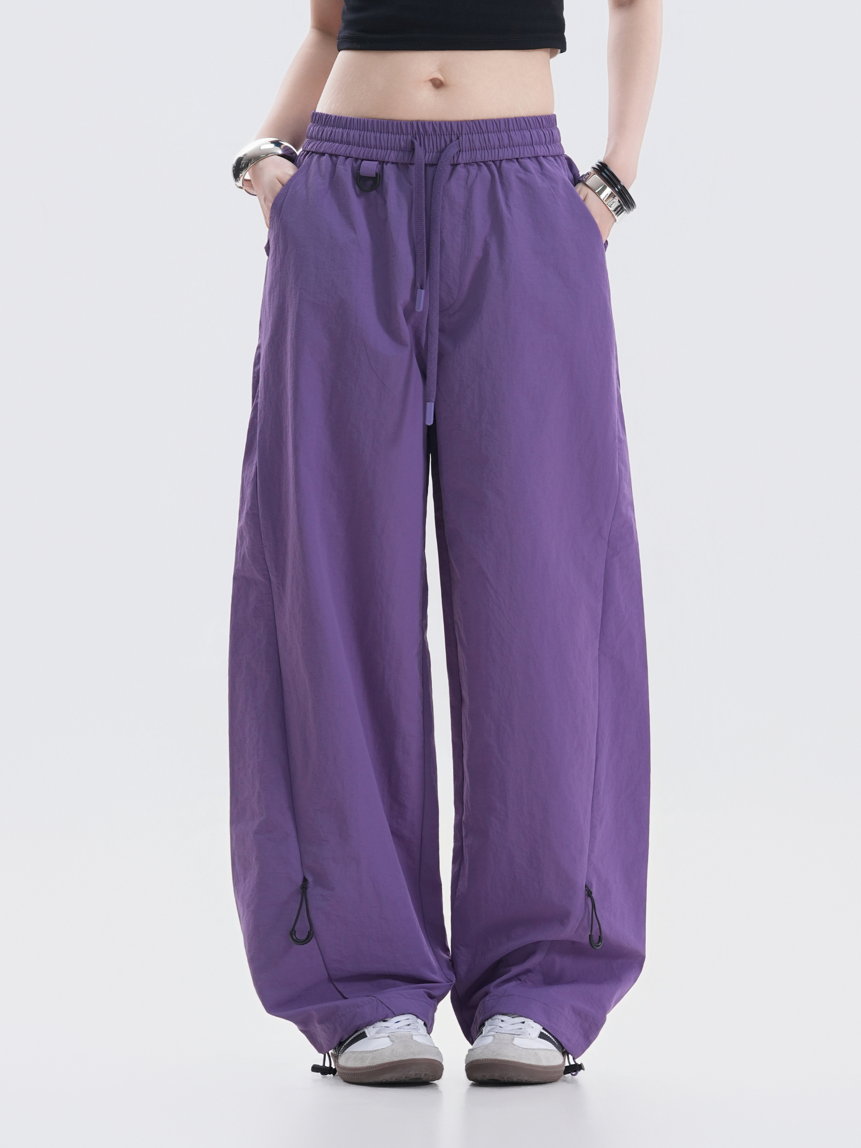 Lithe - Women's Quick-Dry Straight-Leg Cargo Jogger Pants