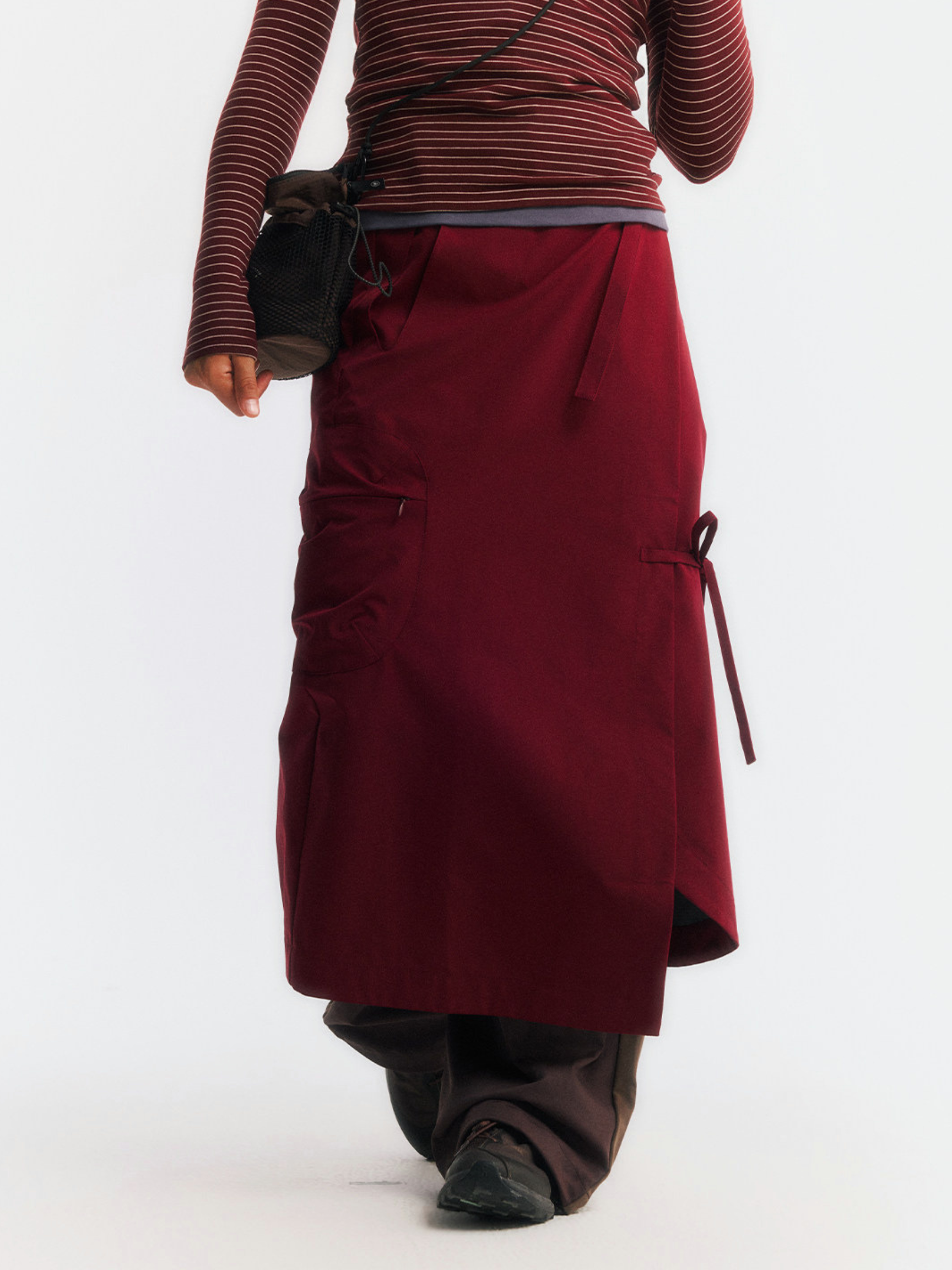 SpringMist - Women's Water-Repellent Durable A-Line Midi Skirt
