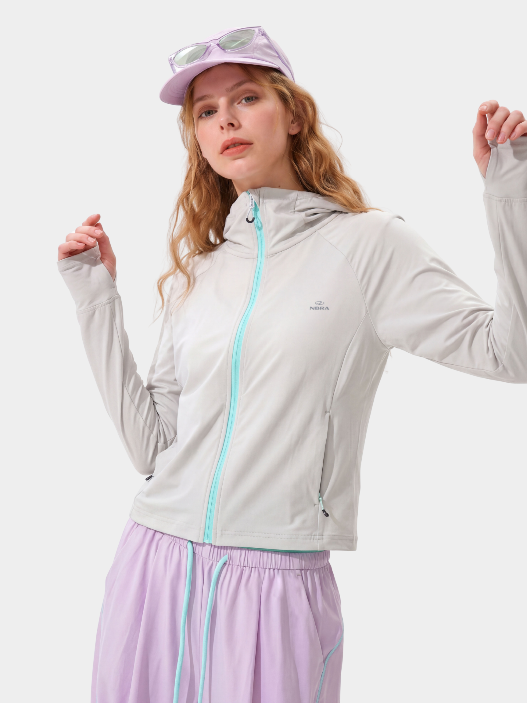 DeepRest - Women's UPF50+ Cropped Quick-Dry Sun Protection Jacket