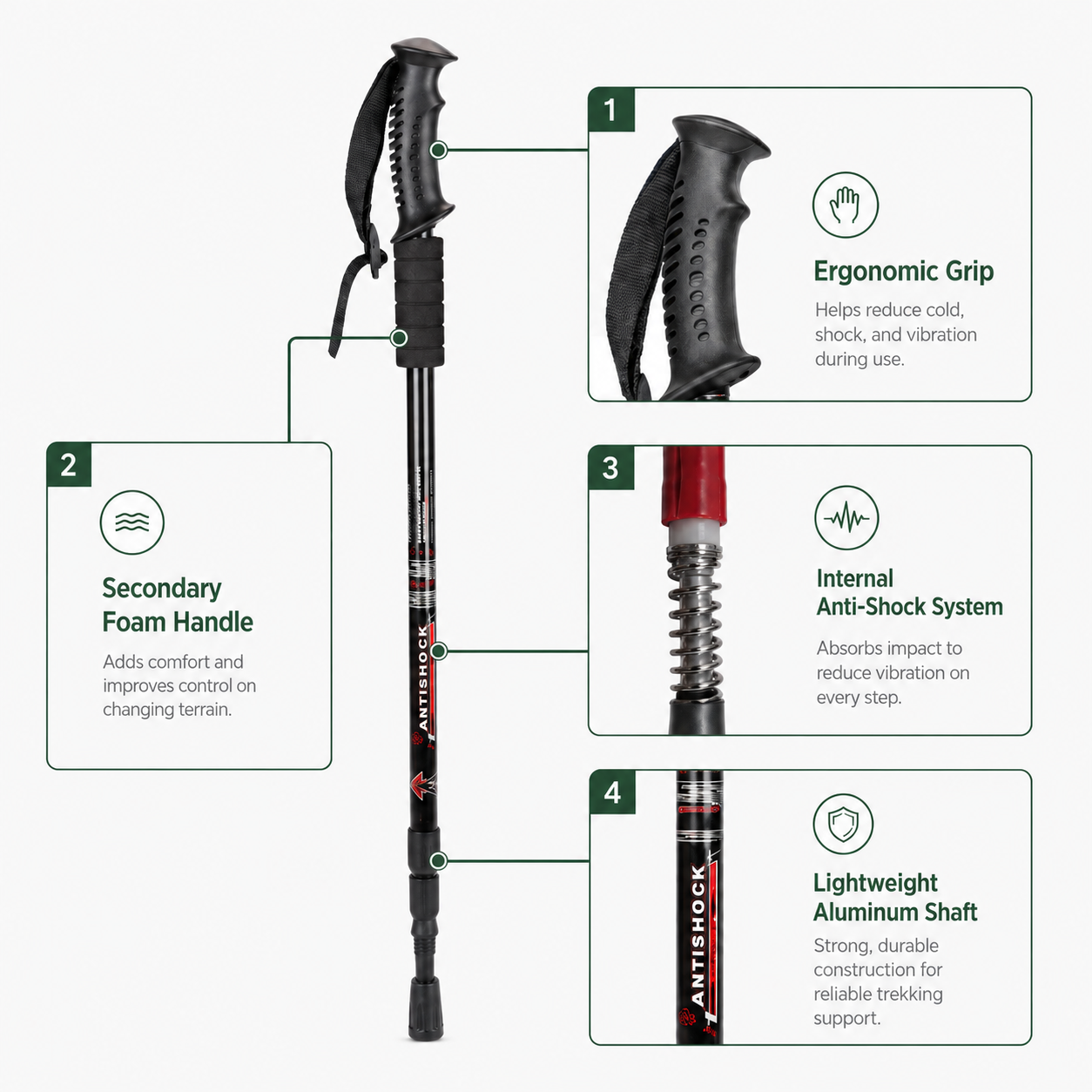 Trail-Stride Poles